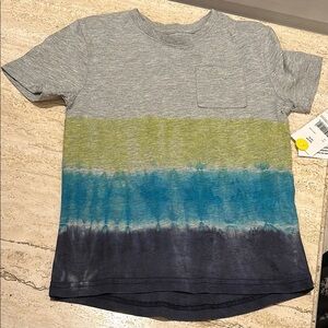 4 for 20$ / 🆕 NWT Gray and Blue Tie-Dye T-Shirt 4-5 years
